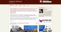 Desktop Screenshot of jurnalvirtual.ro