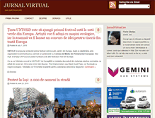 Tablet Screenshot of jurnalvirtual.ro